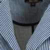 King Louie pruhované sako detail